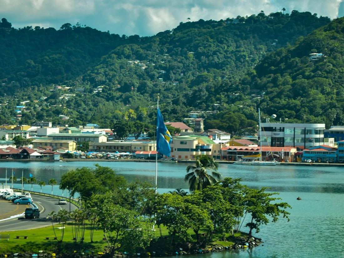 A coastal town