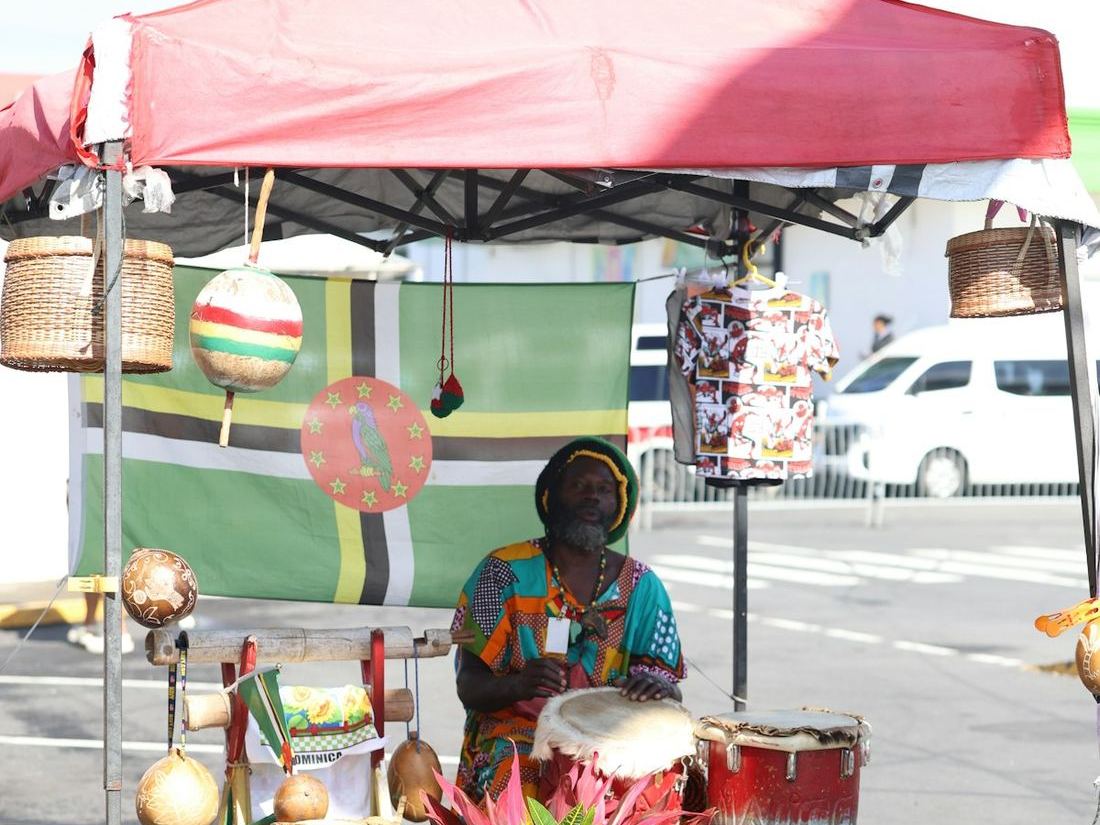 A local street vendor